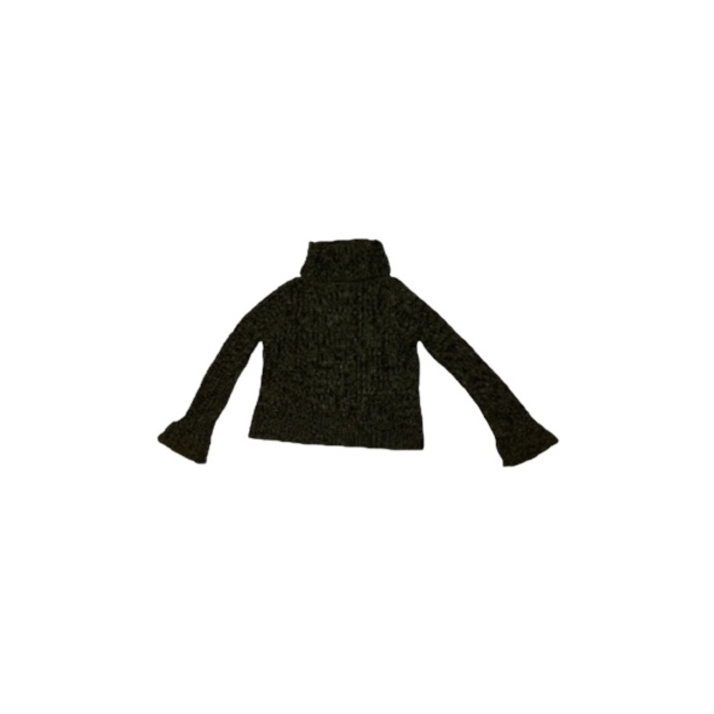 Free People Green Cropped Turtleneck Sweater - Women’s Size Large
